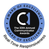 30th Communicator Award Badge