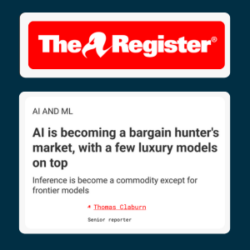 The Register: AI is becoming a bargin hunter's market, with a few luxury models on top